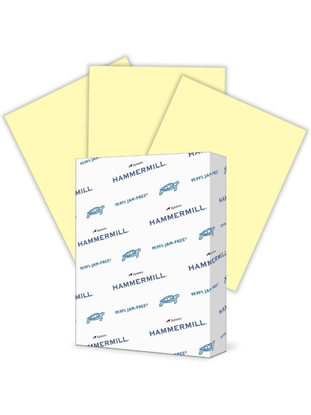 Vibrant 24 lb Canary Colored Printer Paper, 8.5x11, 500 Sheets - Pastel Ream